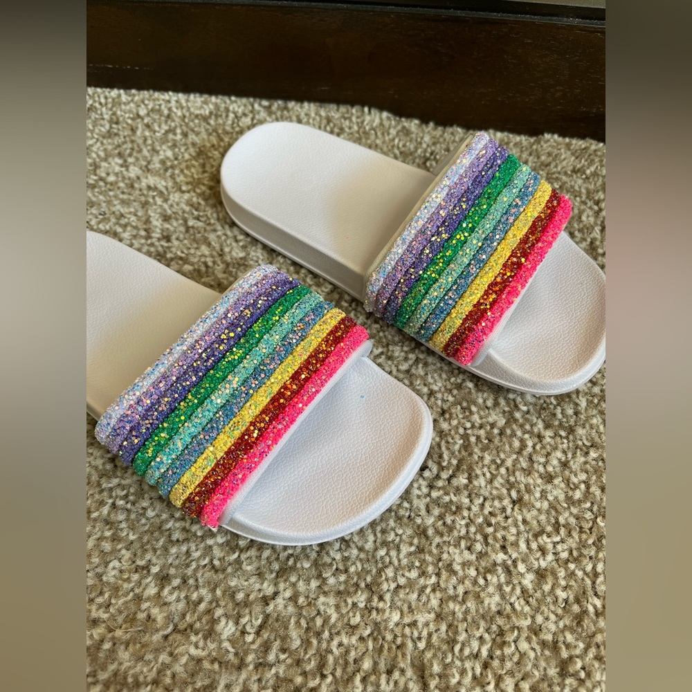 Children’s Rainbow Sparkle Slides